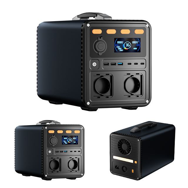 Portable Power Station With Solar Panel